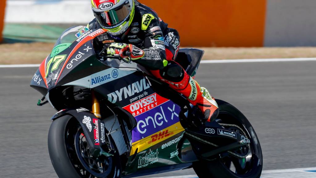 Geglücktes Debüt in der MotoE-Klasse: Dominique Aegerter auf dem Circuit in Jerez