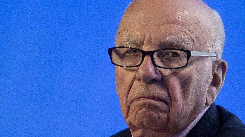 Rupert Murdoch blickte auch schon fröhlicher drein: Sein Unterhaltungskonzern 21st Century Fox verliert an Umsatz. (Archiv)