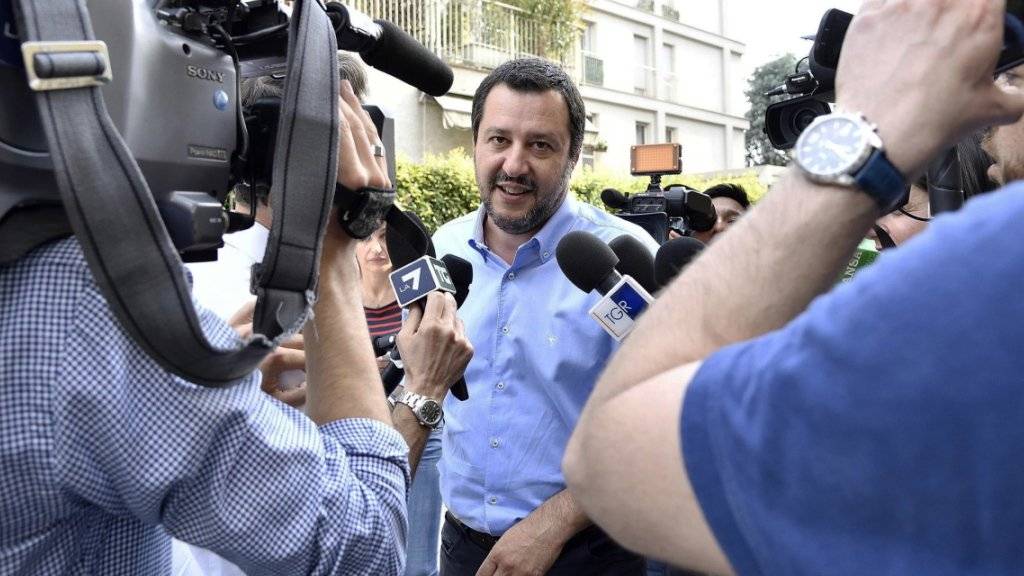 Lega-Chef Matteo Salvini will bei der Regierungsbildung nicht nachgeben