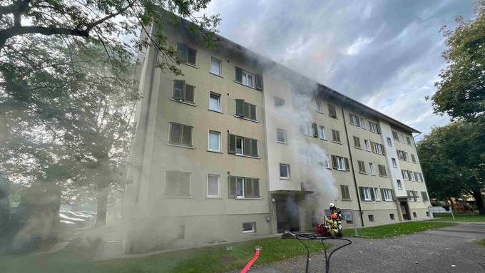 Erheblicher Sachschaden nach Brand in Mehrfamilienhaus-Keller in Oensingen