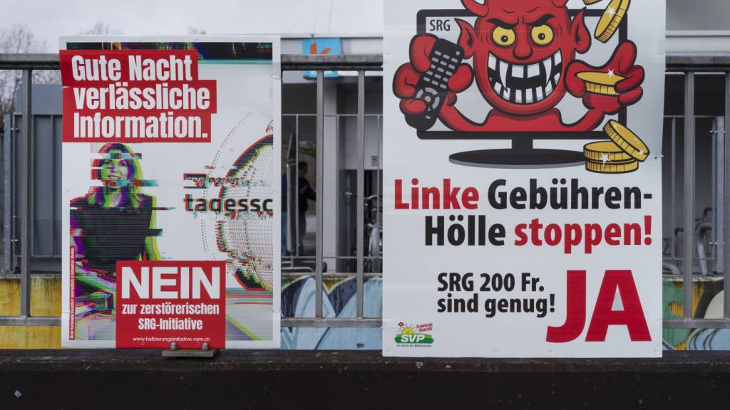 Die hohe Zahl an Beanstandungen geht laut der SRG auch auf die politische Debatte rund um die Halbierungsinitiative zurück. (Archivbild)