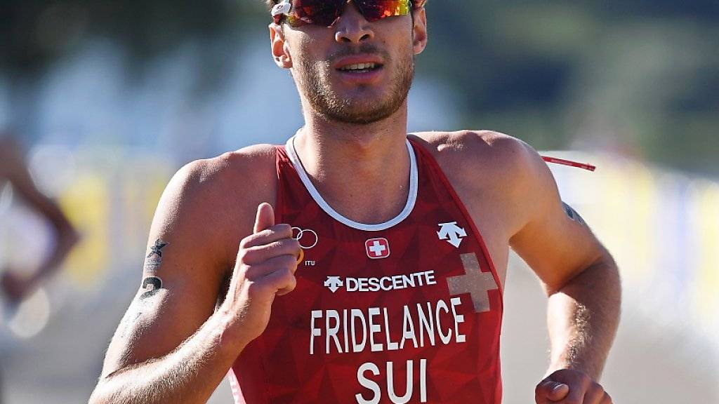 Der Mixed-Team-EM-Silbermedaillengewinner Sylvain Fridelance ist einer von zwei teilnehmenden Schweizer Triathleten am Grand Final der WM-Serie in Australien