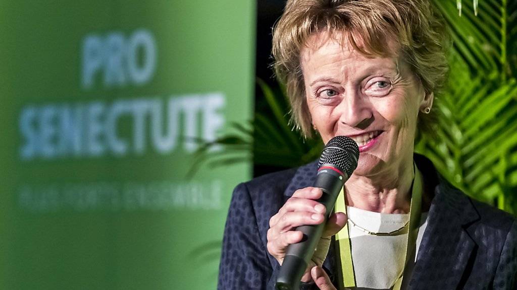 Die neue Pro-Senectute-Präsidentin Eveline Widmer-Schlumpf plädiert für mehr Solidarität zwischen den Generationen. (Archivbild)