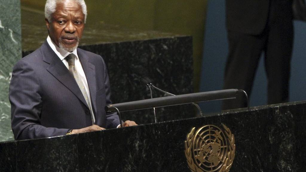 Der ehemalige UN-Generalsekretär Kofi Annan ist im Alter von 80 Jahren gestorben. (Archiv 2012)