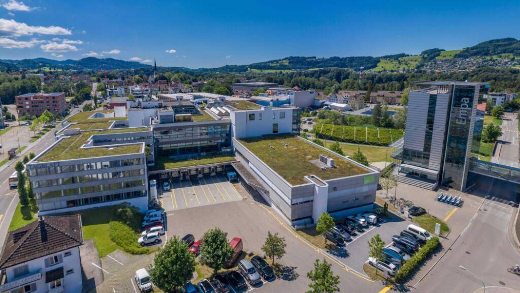 Gelände des Switzerland Innovation Park Ost an der Fürstenlandstrasse in St. Gallen.