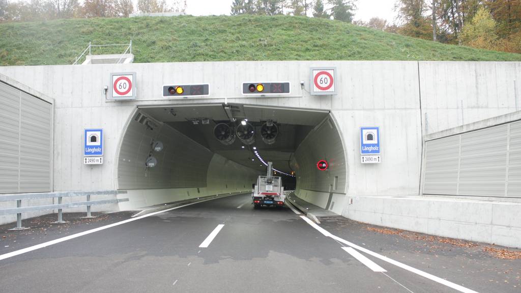 Büttenberg- und Längholztunnel für zwei Nächte gesperrt