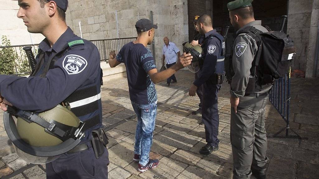 Israels Polizei erhält im Kampf gegen den «Terrorismus» mehr Vollmachten.