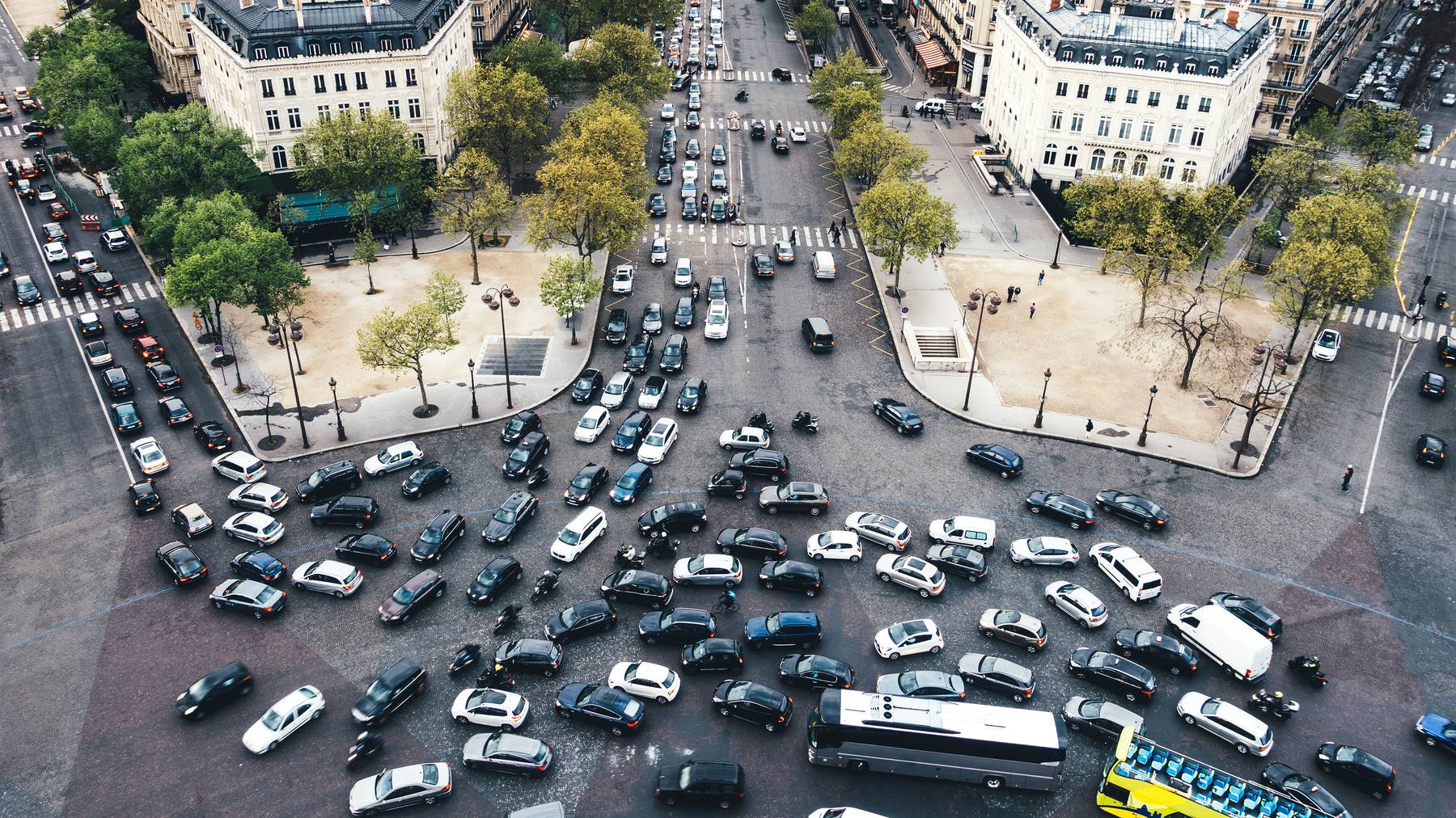 Triumphbogen in Paris. 