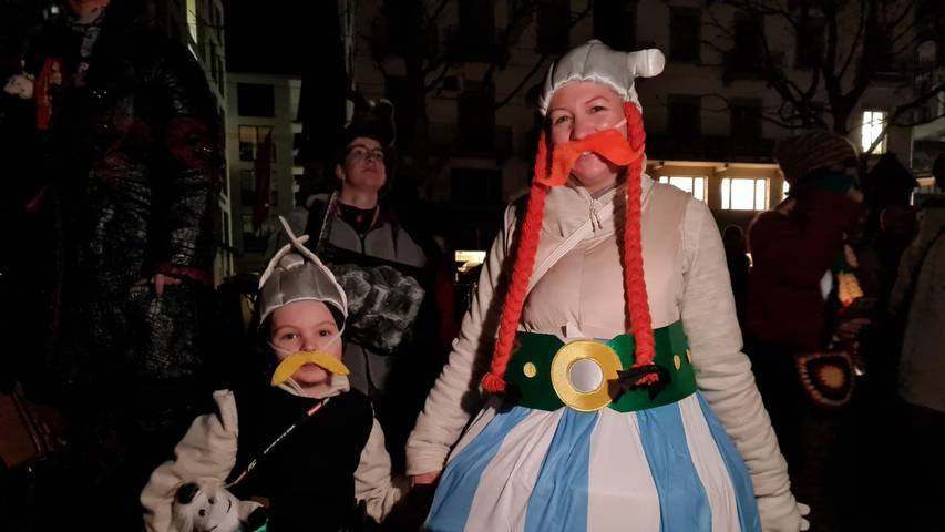 Perfekt verkleidet an die Fasnacht
