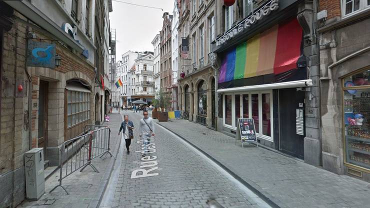 Popular starting point around Rue des Pierres in central Brussels.