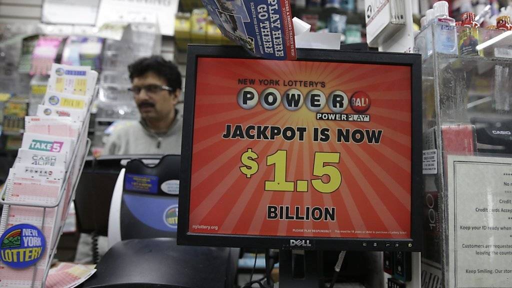 Mindestens ein Glücklicher oder eine Glückliche hat den Jackpot der Powerball-Lotterie in den USA geknackt: 1,5 Milliarden Dollar kriegt der Gewinner.