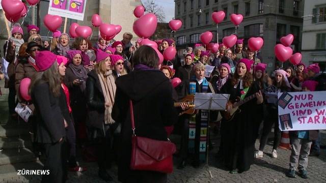 `Pussy-Hats` für Gleichberechtigung