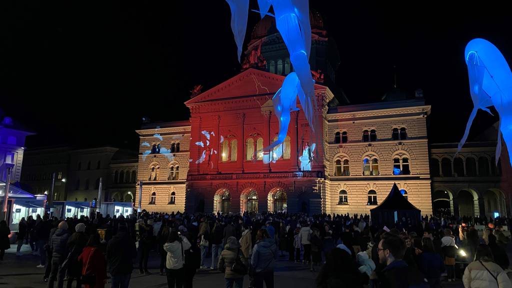 Musik im Bundeshaus und farbige Bäume: Einblicke in die Museumsnacht Bern 