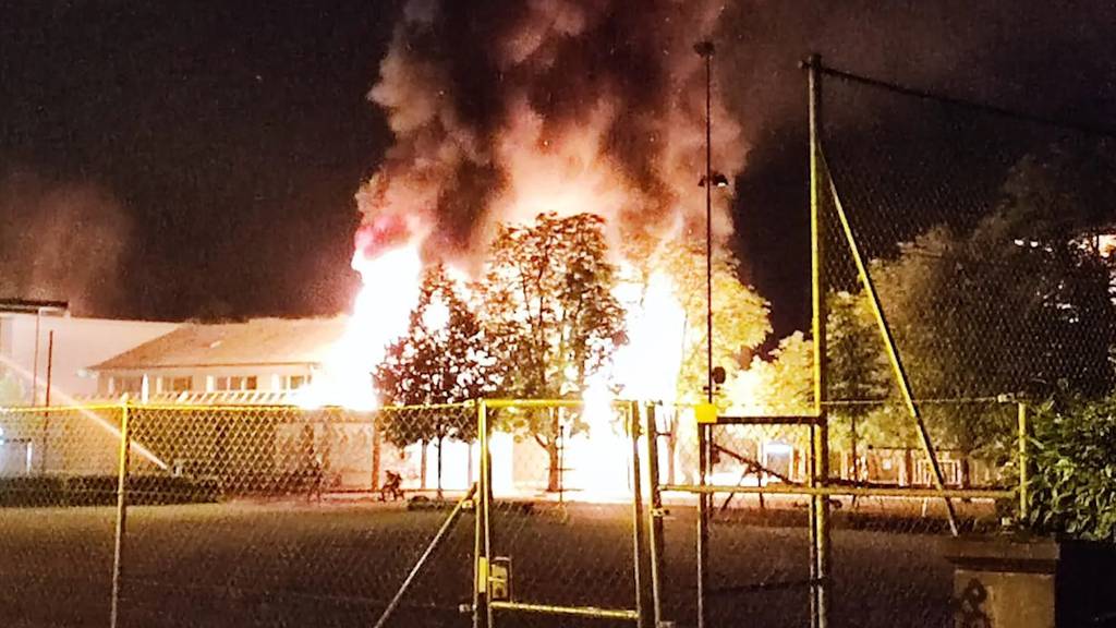 Brand in Winterthurer Turnhalle: Polizei schliesst Brandstiftung nicht aus