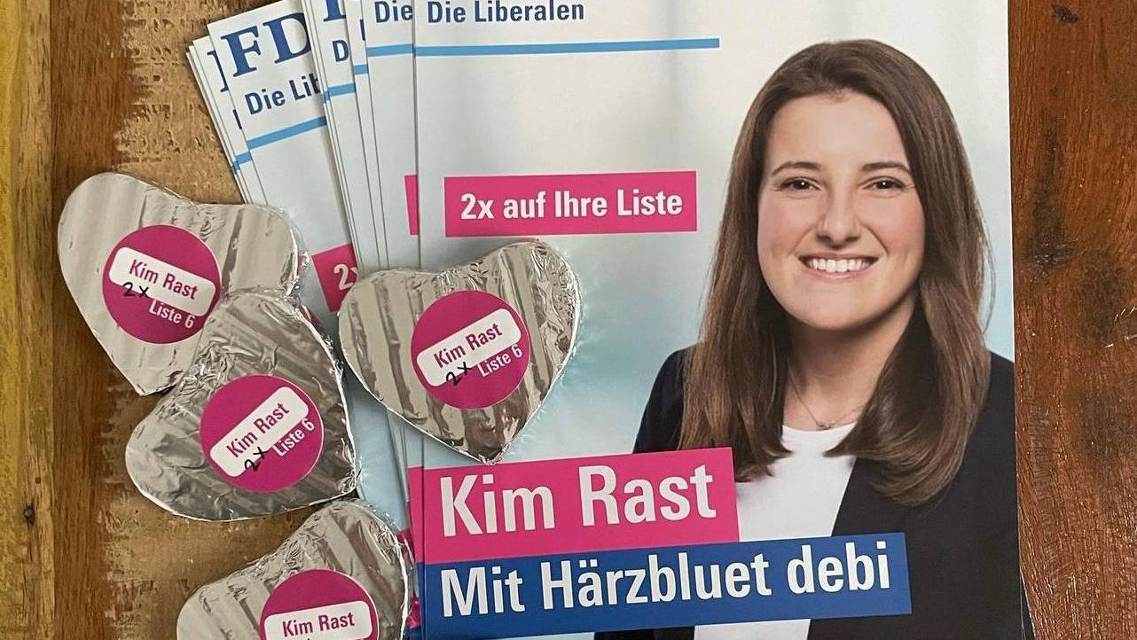 Noch vor wenigen Monaten kandidierte Kim Rast für die FDP.