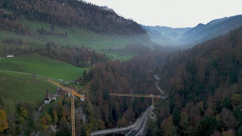 Eröffnung der Brücke über die Lammschlucht