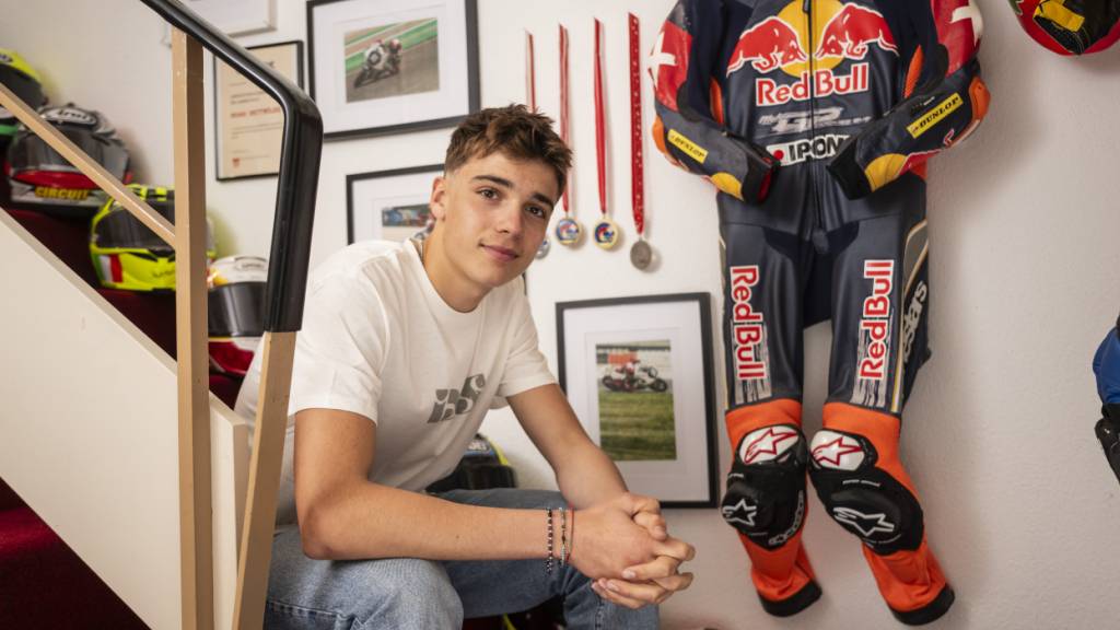 Das Unfallopfer Noah Dettwiler im März 2024 im Elternhaus in Flüh im Kanton Solothurn