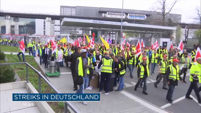 Streik in Deutschland betrifft auch Flughafen Belp