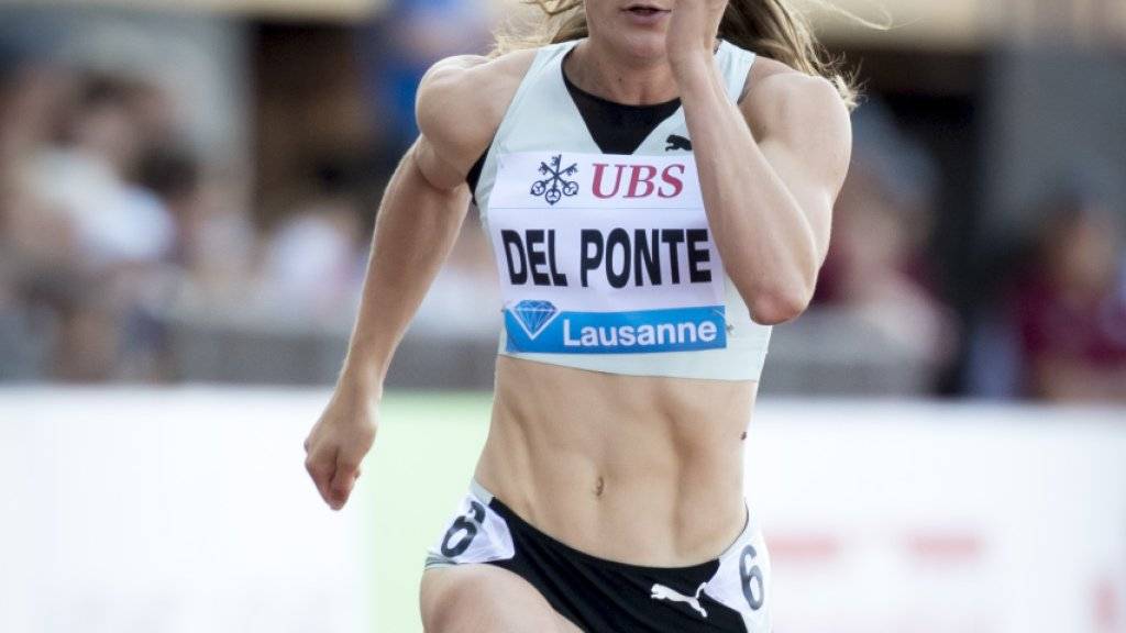 Ajla Del Ponte war am Freitag noch an der Athletissima in Lausanne im Einsatz.
