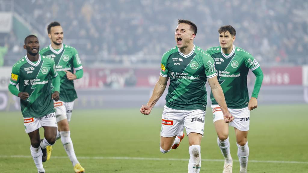 Nach sieben sieglosen Partien – der FC St.Gallen gewinnt 2:1 gegen die Hoppers