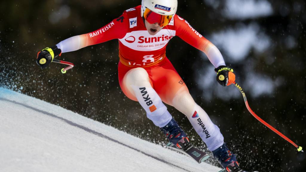 Endlich wieder Action: Nach ihrem komplizierte Knorpelschaden im Knie kehrt Jasmine Flury am Wochenende in St. Moritz auf die Rennpiste zurück