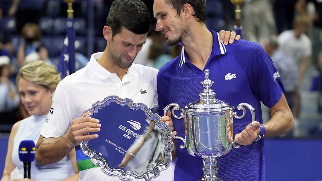Novak Djokovics vielleicht bitterste Niederlage: 2021 verpasste er im US-Open-Final gegen Daniil Medwedew den historischen Kalender-Grand-Slam