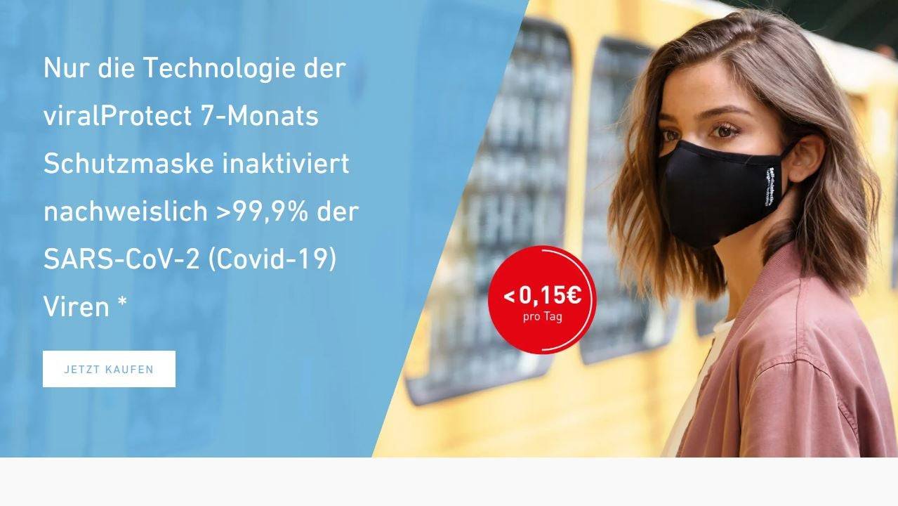 Betroffen sind schwarze Viral-Protect-7-Monats-Schutzmasken. Sie wurden unter anderem von Müller verkauft.