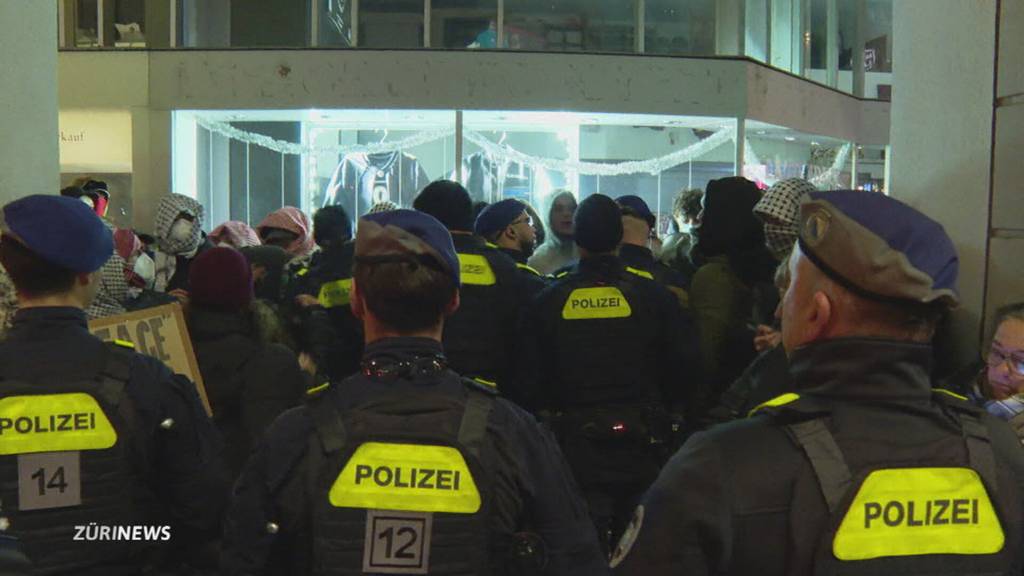 Gaza-Demo in Zürich eskaliert erneut