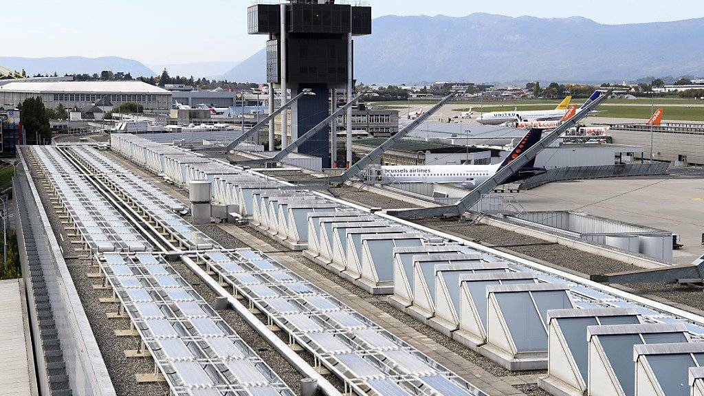 Der Flughafen Genf will die Produktion von Solarenergie massiv ausbauen.