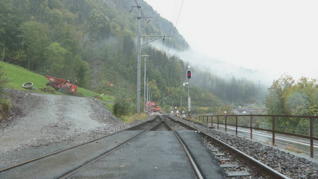 Reportage der Bauarbeiten der Zentralbahn