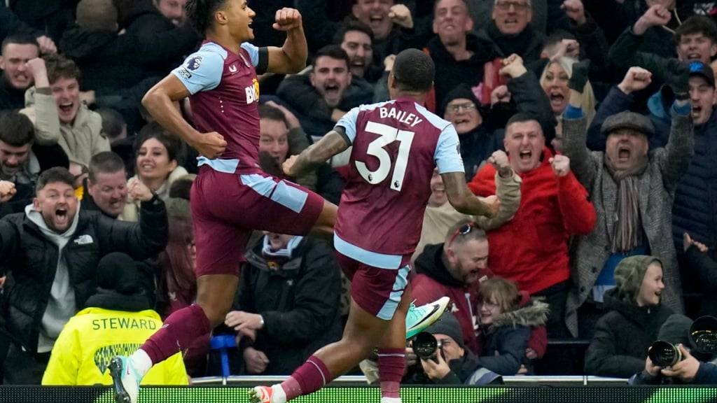 Aston Villa jubelte in der vergangenen Saison oft. Meist beteiligt: die Offensivkräfte Ollie Watkins (links) und Leon Bailey