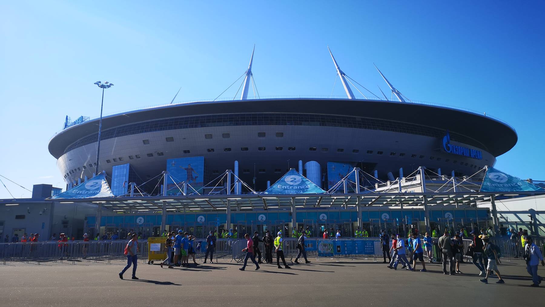 Das Krestowski-Stadion in St. Petersburg (2021)
