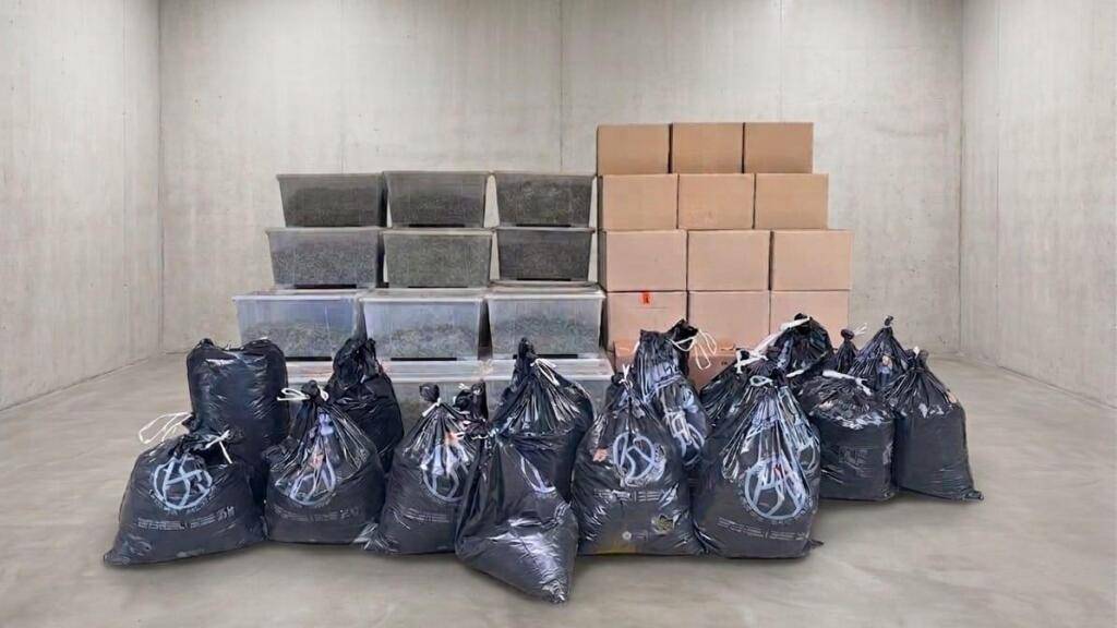 Die Polizei stellte in der Indooranlage im aargauischen Spreitenbach eine Tonne Cannabis sicher.