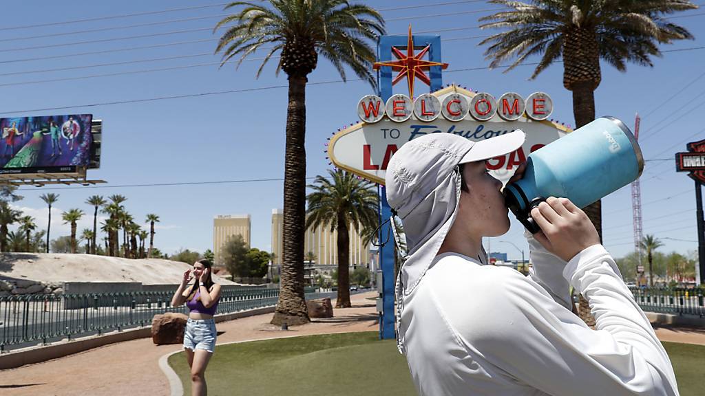 In der Casinometropole Las Vegas gilt bis Samstag eine Warnung vor übermässiger Hitze. (Archivbild)