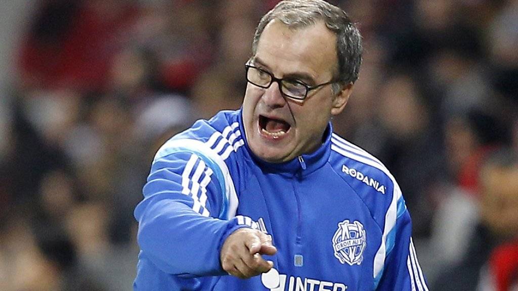 Lille-Trainer Marcelo Bielsa konnte gegen Strassburg früh keine Auswechslungen mehr machen