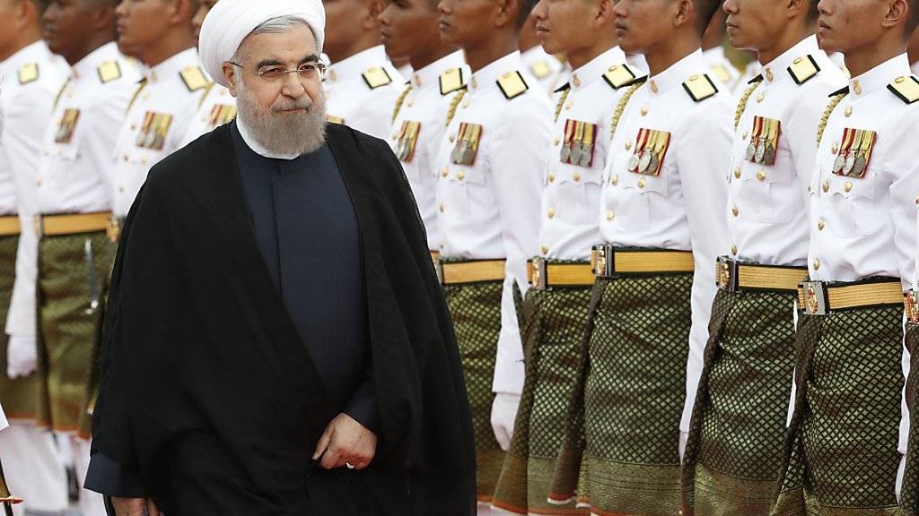 Dürfte zufrieden sein ob der jüngsten Entwicklung in den USA bezüglich der Sanktionen gegen sein Land: Irans Präsident Ruhani. (Archivbild)