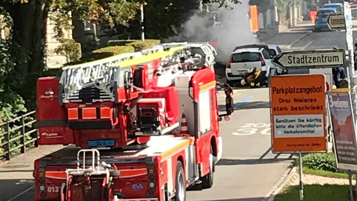 Noch ist unklar, weshalb das Auto in St.Georgen brannte.