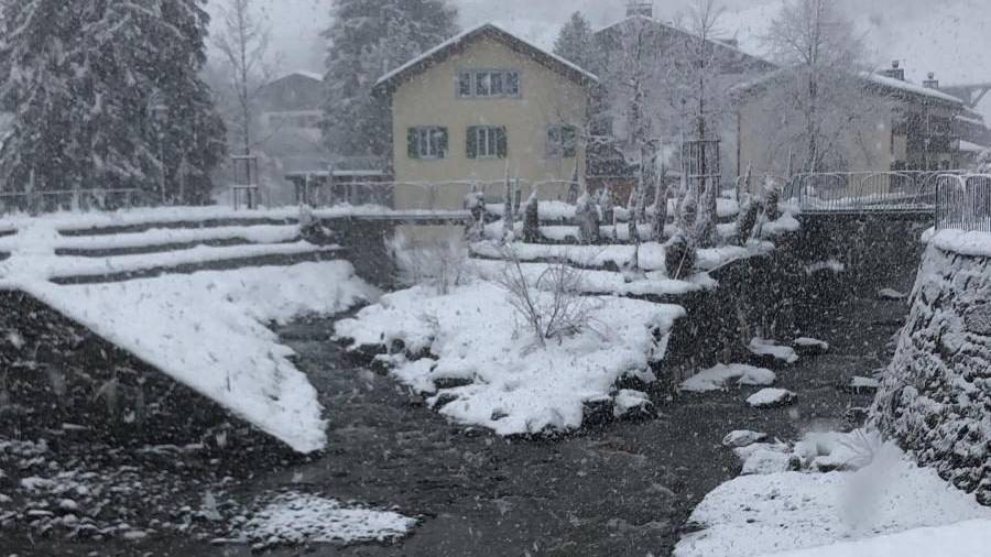 Nasser Schnee sorgt auch in Davos für grosse Lawinengefahr. (Bild: pd)