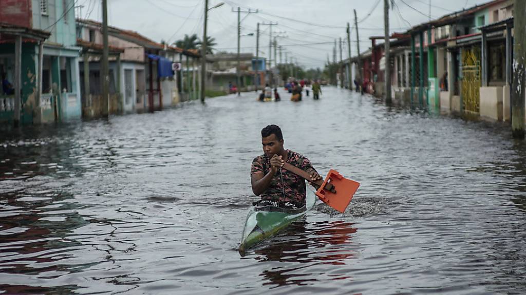 Hurrikan «Helene» hat für Überflutungen gesorgt. Foto: Ramon Espinosa/AP/dpa