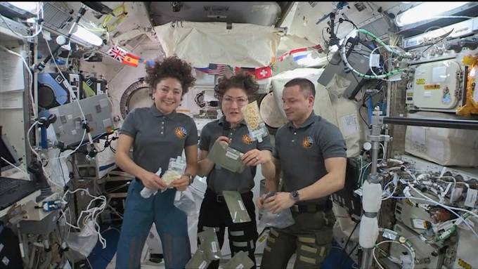 Thanksgiving im All: Auch Astronauten essen Truthahn 