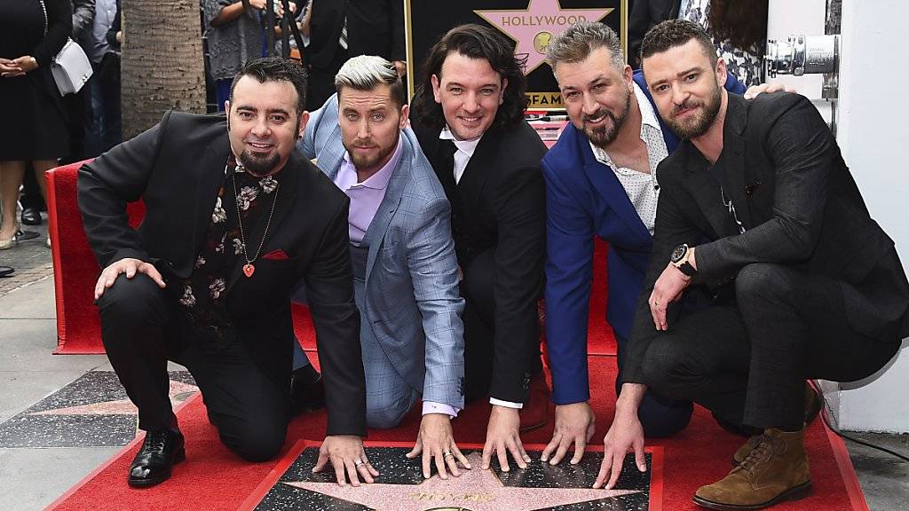 *NSYNC auf Walk of Fame umjubelt