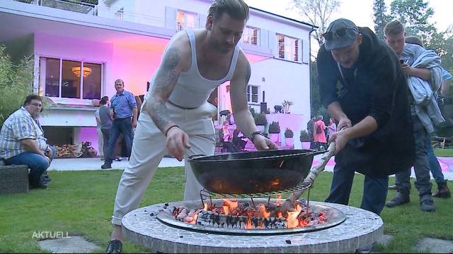 Baschi Schwingt Den „chochlöffel“ Für Seine Fans Telem1