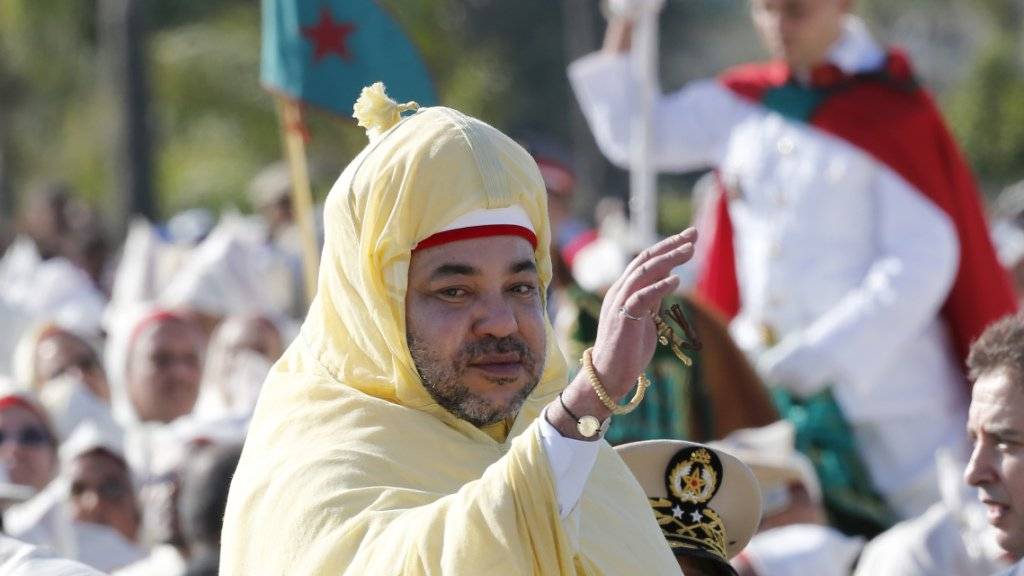 Der marokkanische König Mohammed VI. ruft seine Landsleute im Ausland zum Frieden auf. (Archivbild)