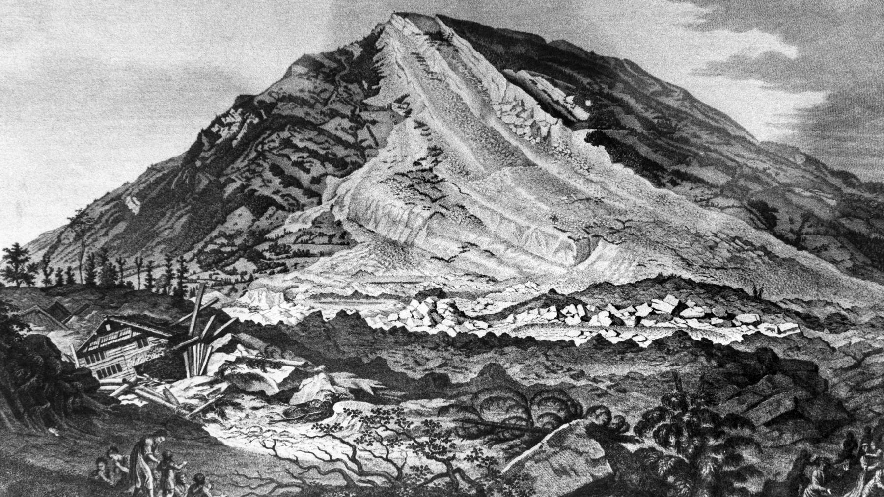 Bergsturz in Goldau 1806