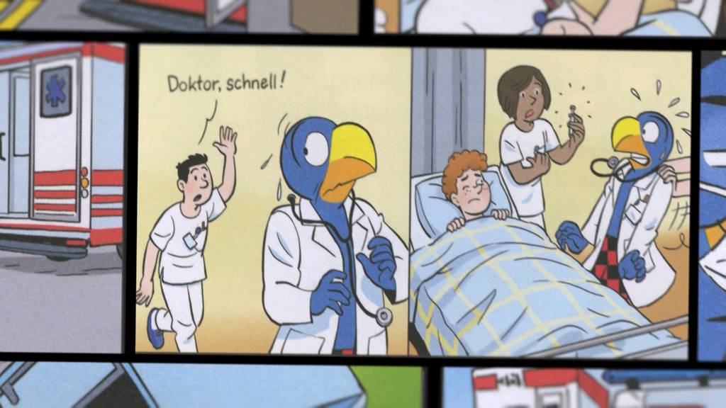 Globi im Spital: Die beliebte Schweizer Kinderbuchfigur kehrt zurück