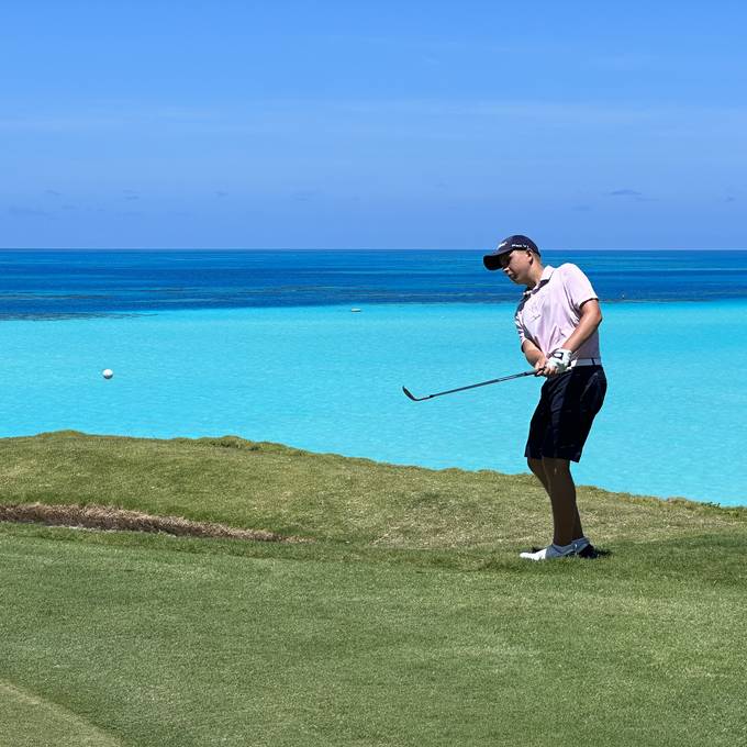 Der 15-jährige Oliver Betschart golft jetzt mit der Weltspitze