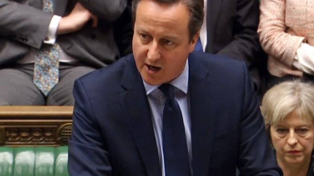 David Cameron während der Debatte über den «Brexit» im britischen Parlament.