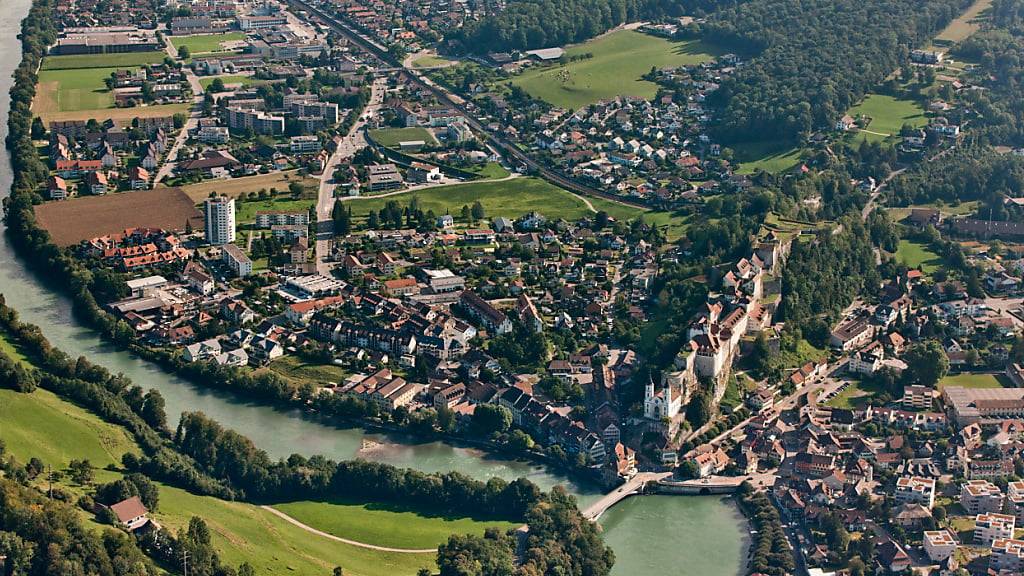 Die Aargauer Gemeinden, im Bild Aarburg AG, haben zusammengenommen im Jahr 2023 einen Gewinn von 106 Millionen Franken erwirtschaftet.