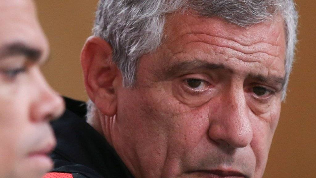 Optimistisch im Hinblick auf die Partie gegen die Schweiz: Portugals Nationalcoach Fernando Santos