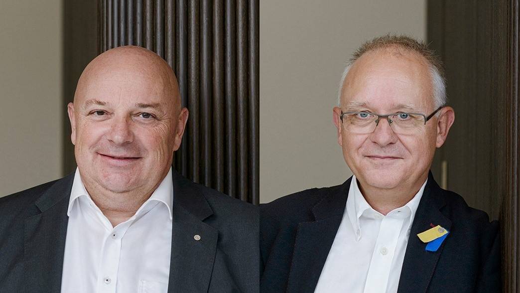 Bruno Wild (links) und Christophe von Werdt (rechts) treten ab 1. Januar 23 ihr neues Amt an.